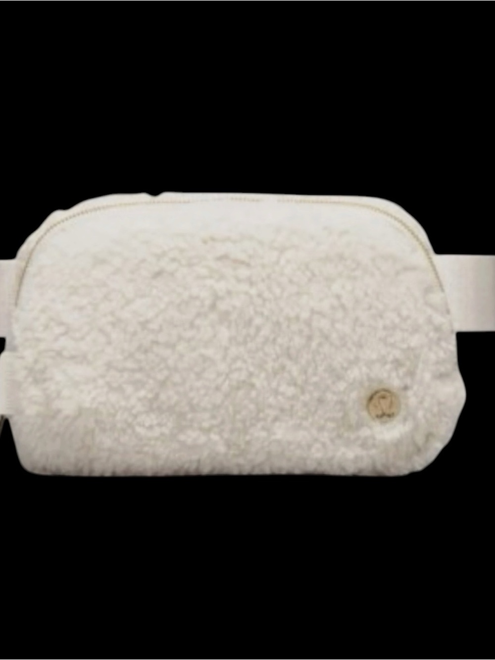 lululemon athletica Cream Sherpa Waist Pouch